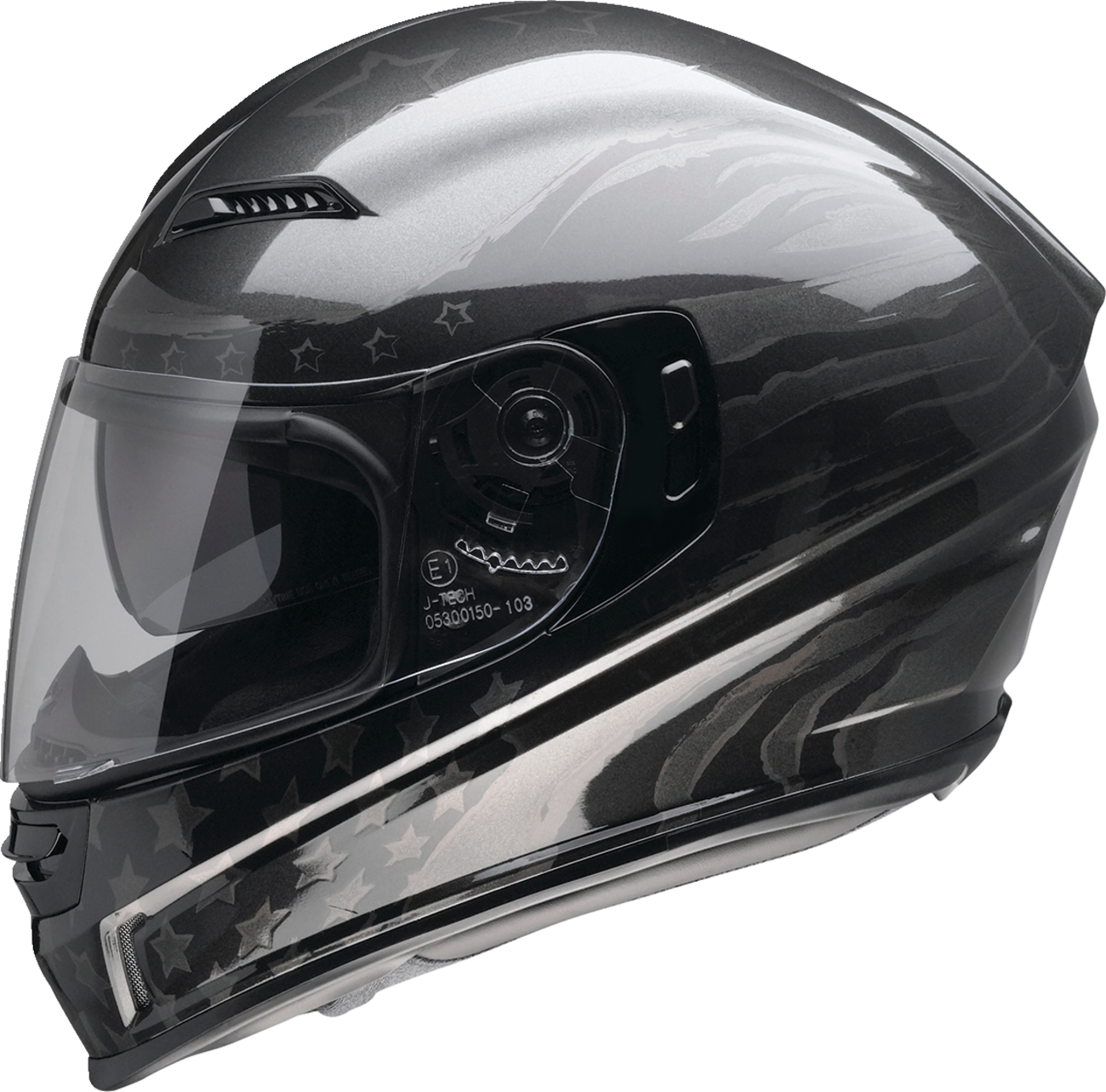 Z1R, Z1R Jackal Patriot Stealth Motorcycle Helmet 3XL by Z1R - Part 0101-15432
