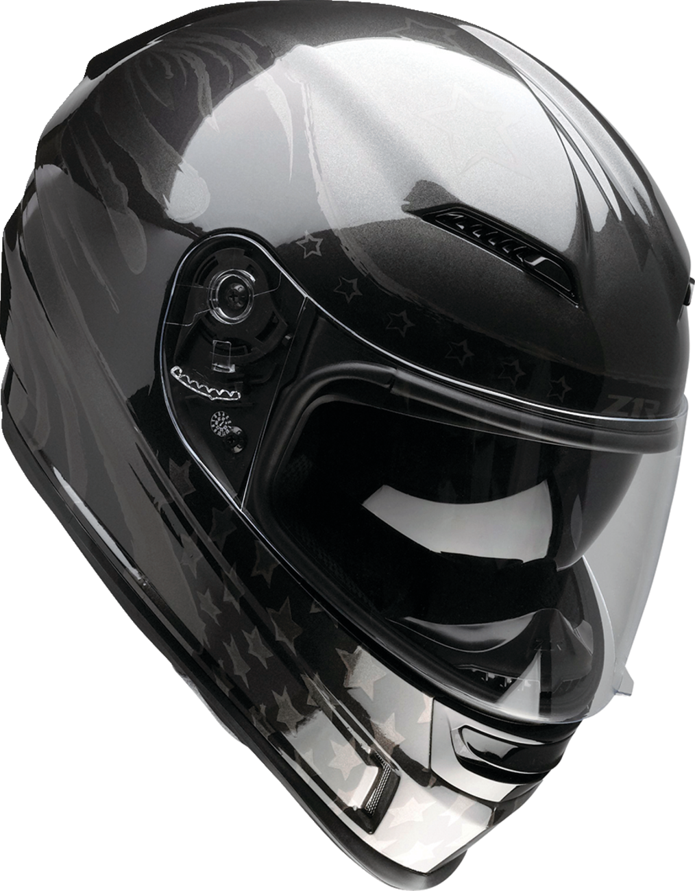 Z1R, Z1R Jackal Patriot Stealth Motorcycle Helmet 3XL by Z1R - Part 0101-15432