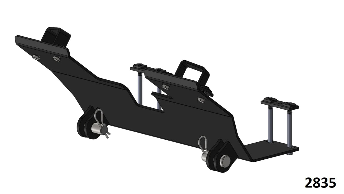 Eagle Snow Plow 72″ UTV Steel Front-Mount Complete Plow System for 450-700 Yamaha (Rhino) (2004-2013)