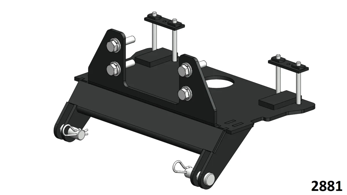 Eagle Snow Plow 72″ UTV Steel Front-Mount Complete Plow System for 2400-2440 Kioti (K9) (2018-2019)