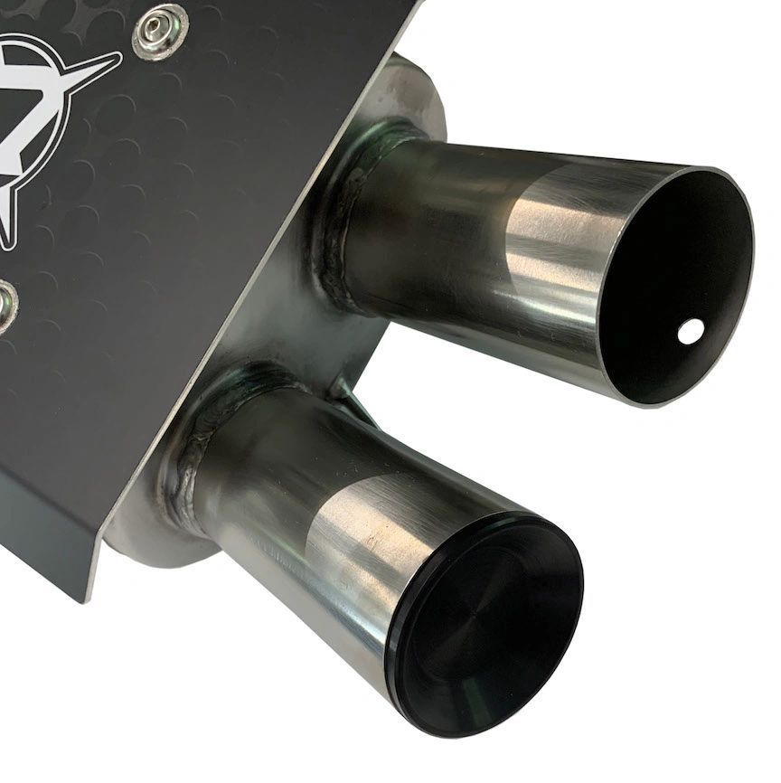 Aftermarket Assassins Stainless Slip-On Exhaust for 2016+ Polaris General / RZR 1000 S