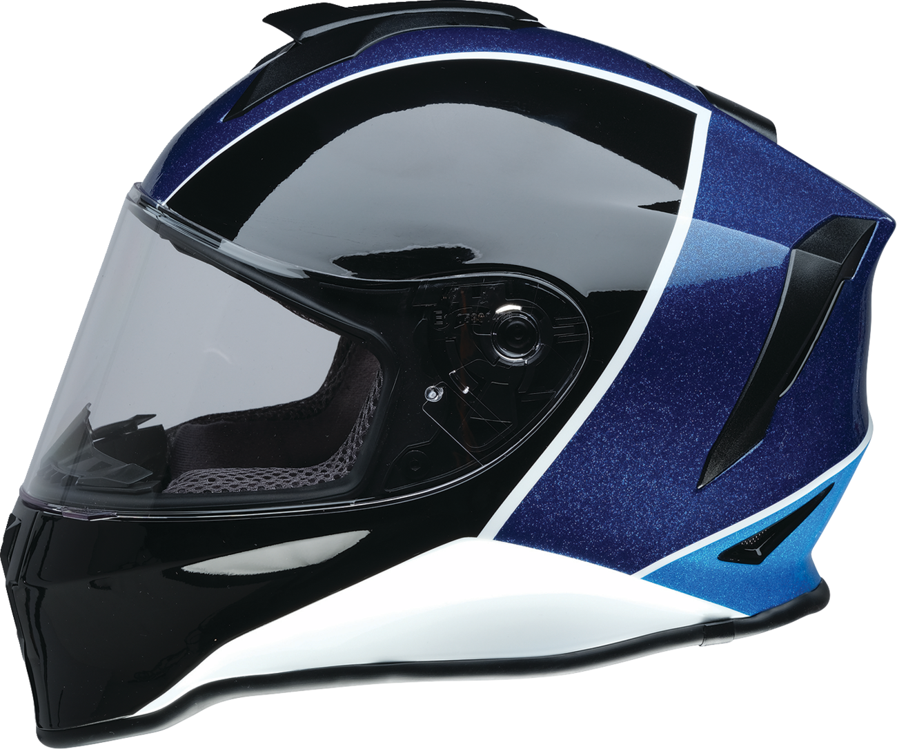 Z1R, Z1R Youth Warrant 2.0 Snow Helmet - Fresh Pow Purple/Blue Large (Part #0122-0140)