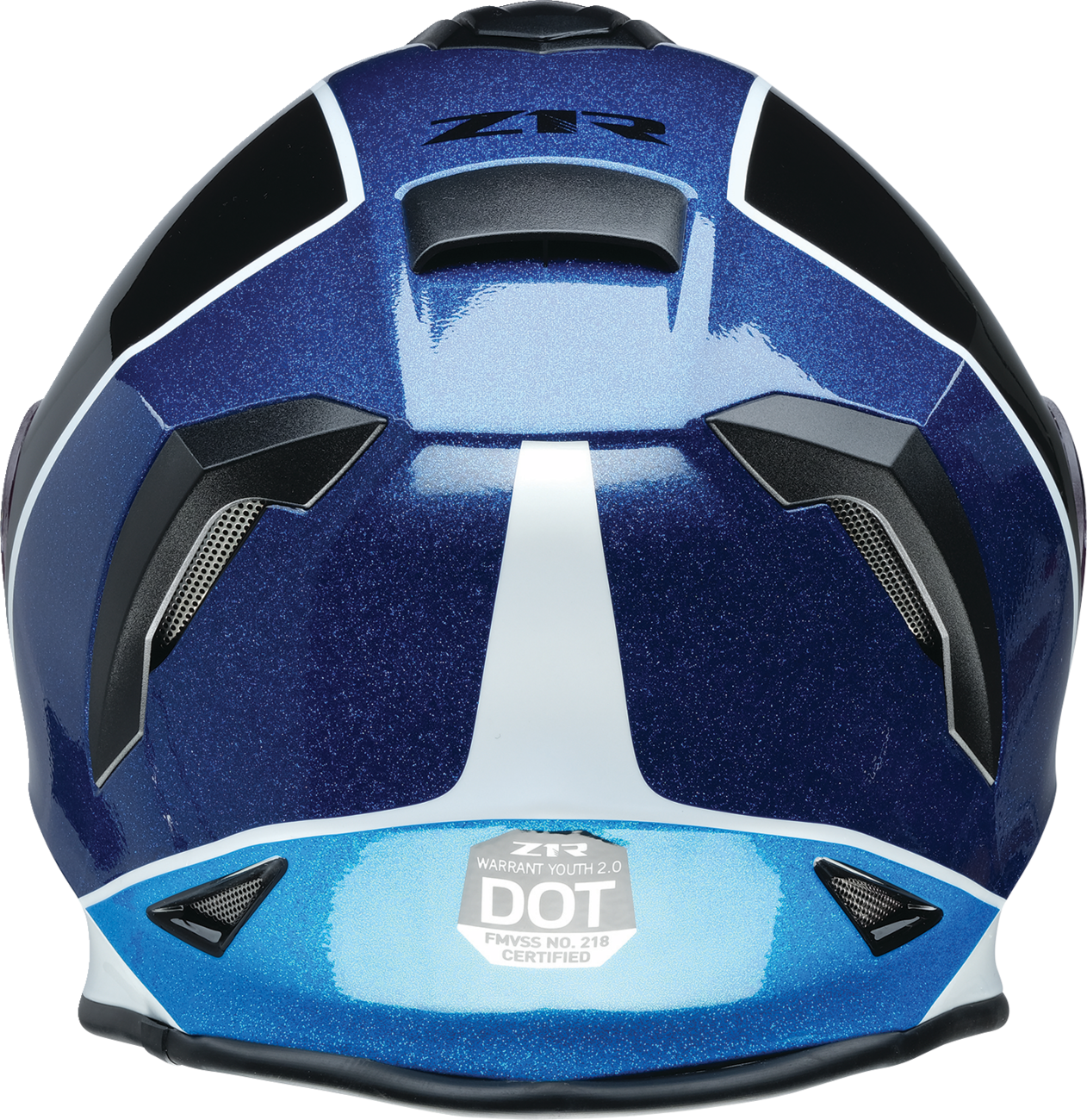 Z1R, Z1R Youth Warrant 2.0 Snow Helmet - Fresh Pow Purple/Blue Large (Part #0122-0140)