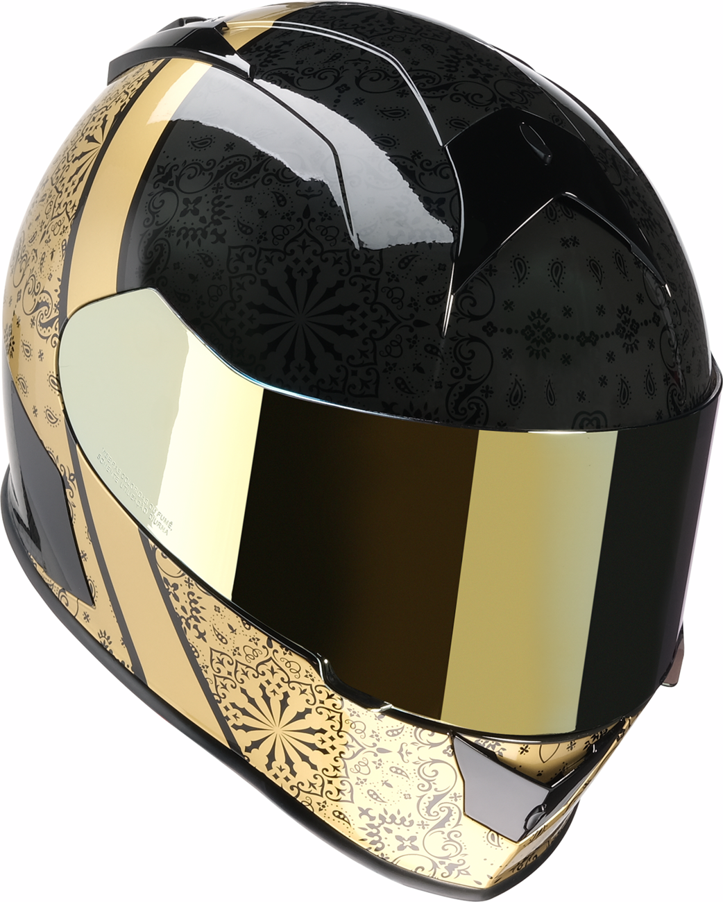 Z1R, Z1R Warrant Helmet PAC Gold 2XL by Z1R – Versatile Motorcycle Helmet with Drop-Down Sun Visor and Advanced Ventilation