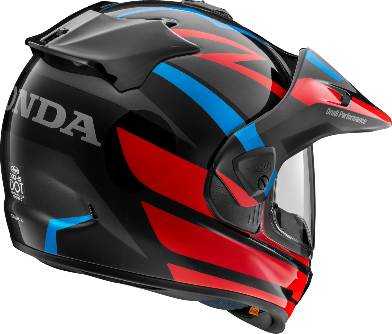 ARAI HELMETS, ARAI Helmets XD-5 Helmet for Honda Africa Twin - Red, Size XS (Part Number 0140-0380)