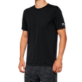 100% Mission Athletic T-Shirt - Black - Medium 20014-00001