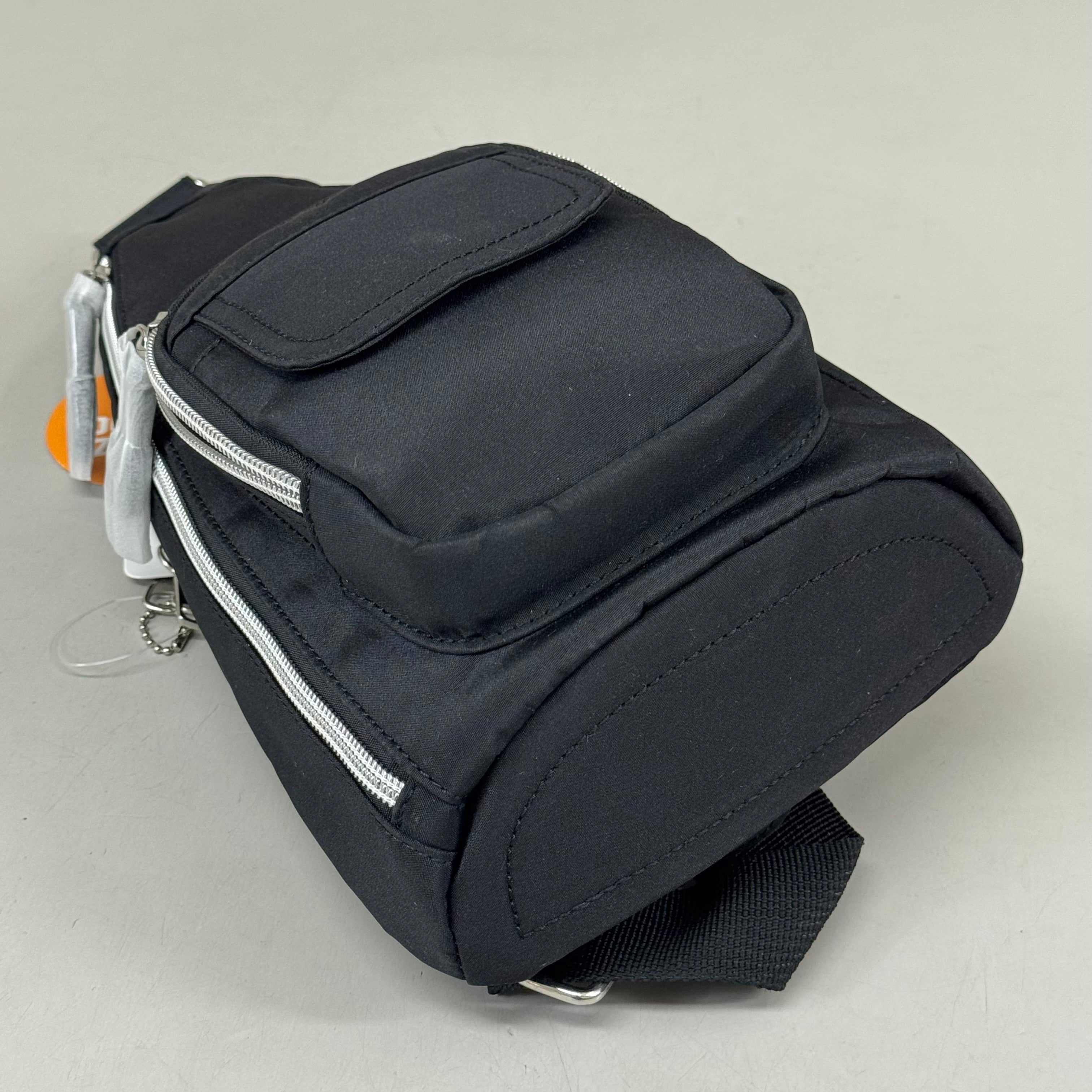 BULLDOG CASES Sling Bag W/ Gun Holster 14"x7"x5" Black