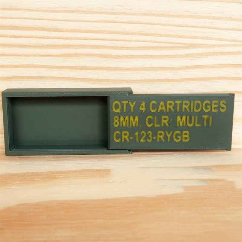 Tactical Christmas Crayon Box for Unique Creative Decor