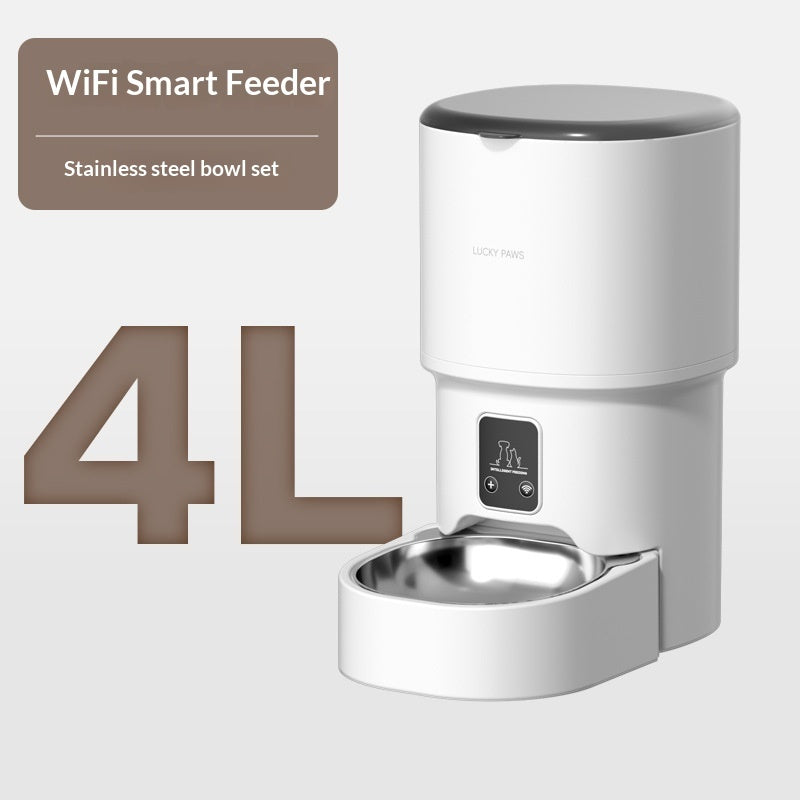 Pet Automatic Feeder Mobile Phone WiFi Remote Timed Feeding
