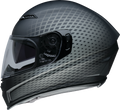 Z1R, Z1R Jackal Waveform Gray Helmet (Small) - Aerodynamic Design, Anti-Fog Shield, and Advanced Ventilation