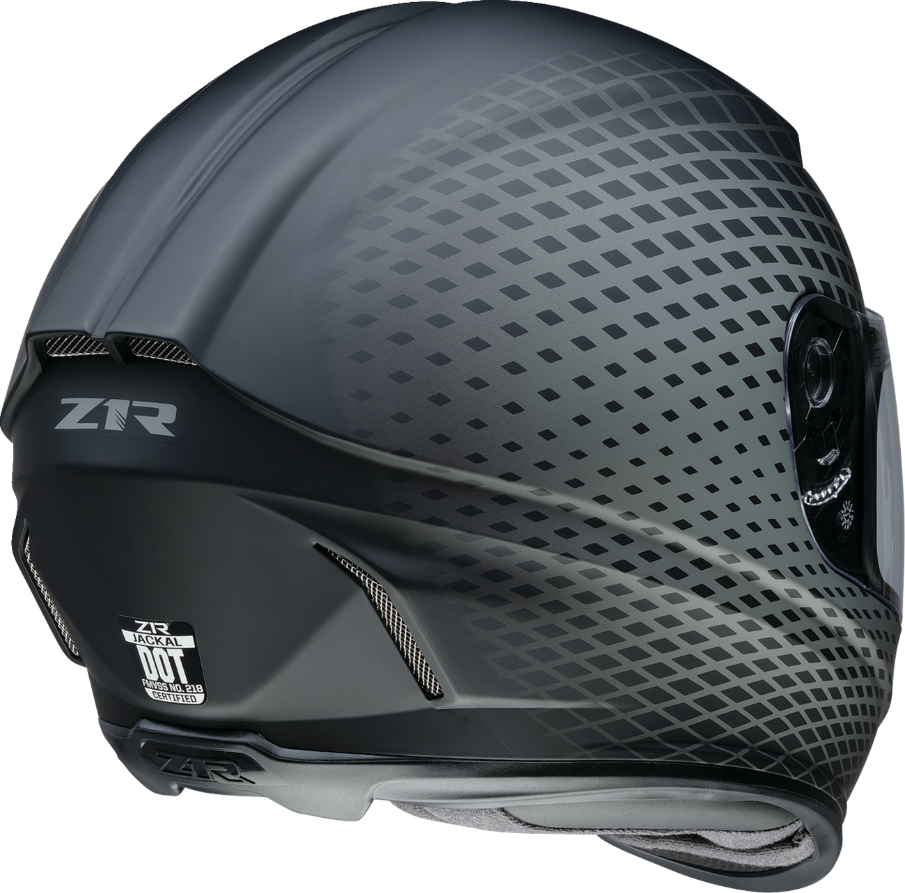 Z1R, Z1R Jackal Waveform Helmet in Gray – XL, Model 0101-16151