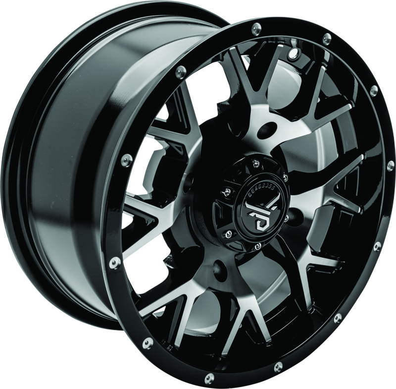 QuadBoss, QuadBoss Barbwire 14x7 Aluminum Wheels - Part Number 608574