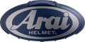 ARAI HELMETS, ARAI Helmets 3D Arai Logo Duct - Blue Frost (Part Number 102110)