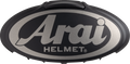 ARAI HELMETS, ARAI Helmets 3D Arai Logo Duct - Black and Light Gray, Part Number 102103