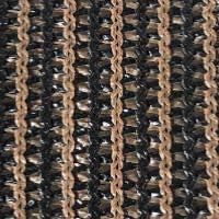 Eden's Decor Straight Flat-Edged Sun Shade Sail Rectangular 11' x 20' Brown UV-Blocking Outdoor Canopy Fabric Cloth Awning for Pergola Patio Garden Backyard Custom Size