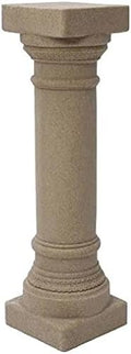 Emsco Group 2300W Greek Column Garden Statue, WHITE