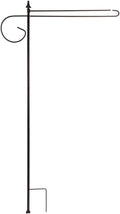 Briarwood Lane 3 Piece Wrought Iron Wrap-Around House Flag Stand