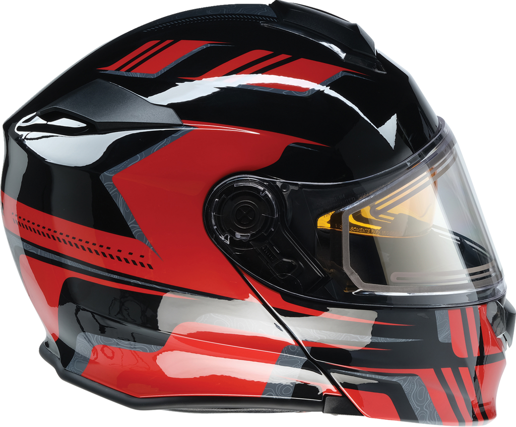 Z1R, Z1R Solaris 2.0 Helmet First Tracks Electric Dual Pane Shield Black/Red XS - Part 0120-0825