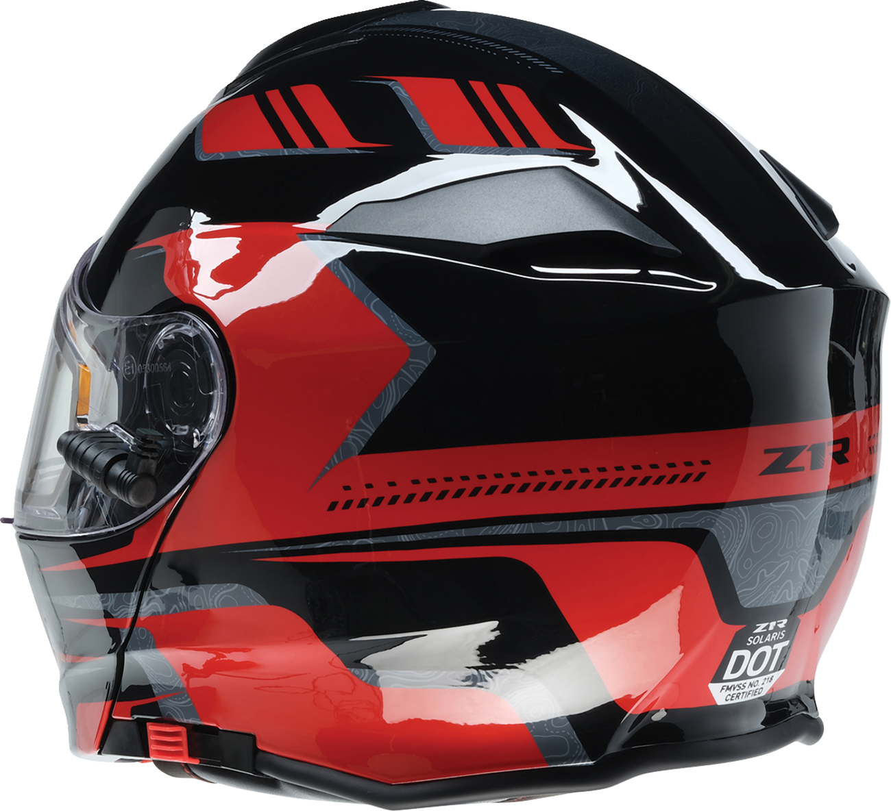 Z1R, Z1R Solaris 2.0 Helmet First Tracks Electric Dual Pane Shield Black/Red XS - Part 0120-0825