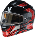 Z1R, Z1R Solaris 2.0 Helmet First Tracks Electric Dual Pane Shield XL - Black/Red