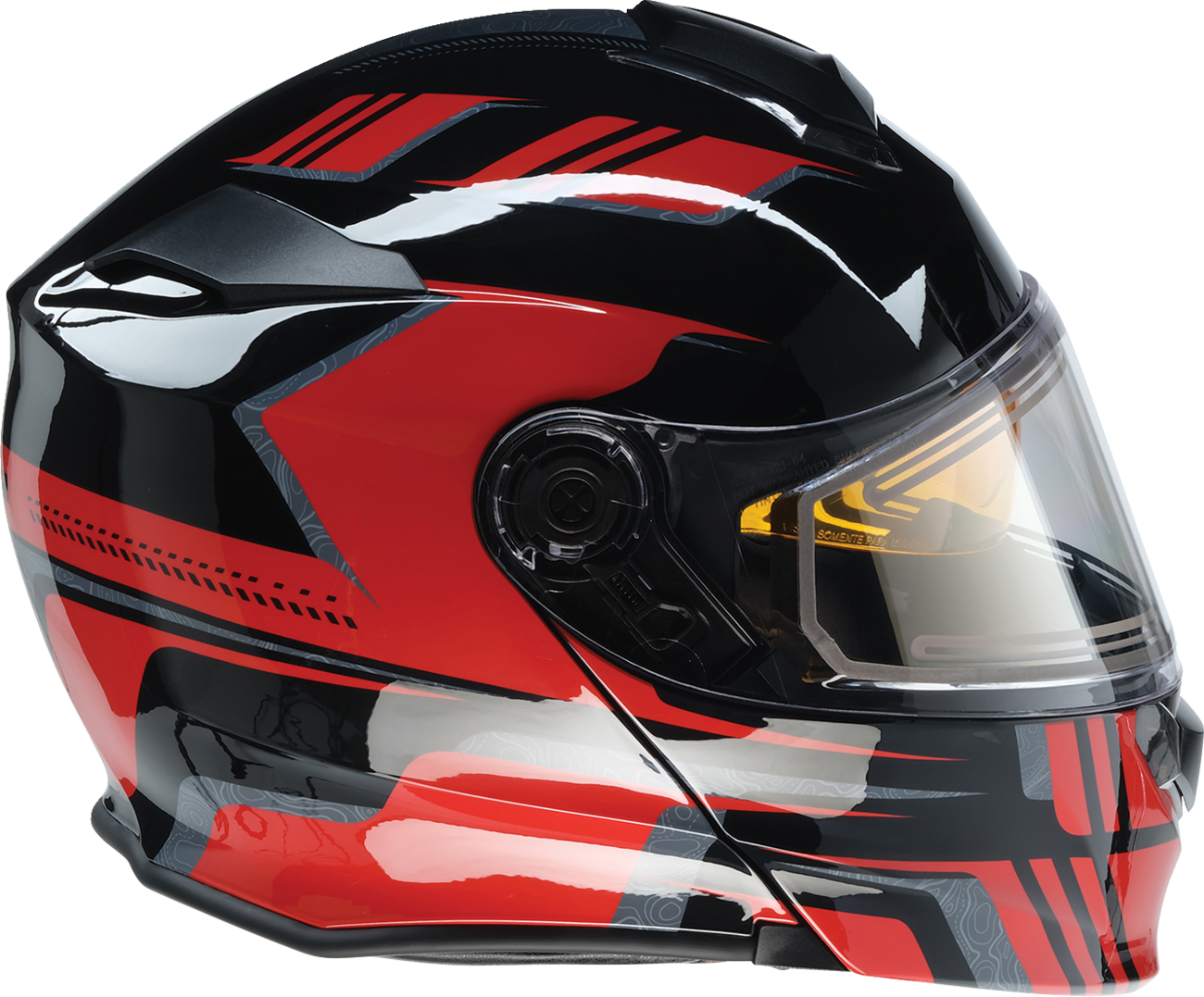 Z1R, Z1R Solaris 2.0 Helmet First Tracks Electric Dual Pane with Amber Sun Visor - Large by Z1R Part 0120-0828