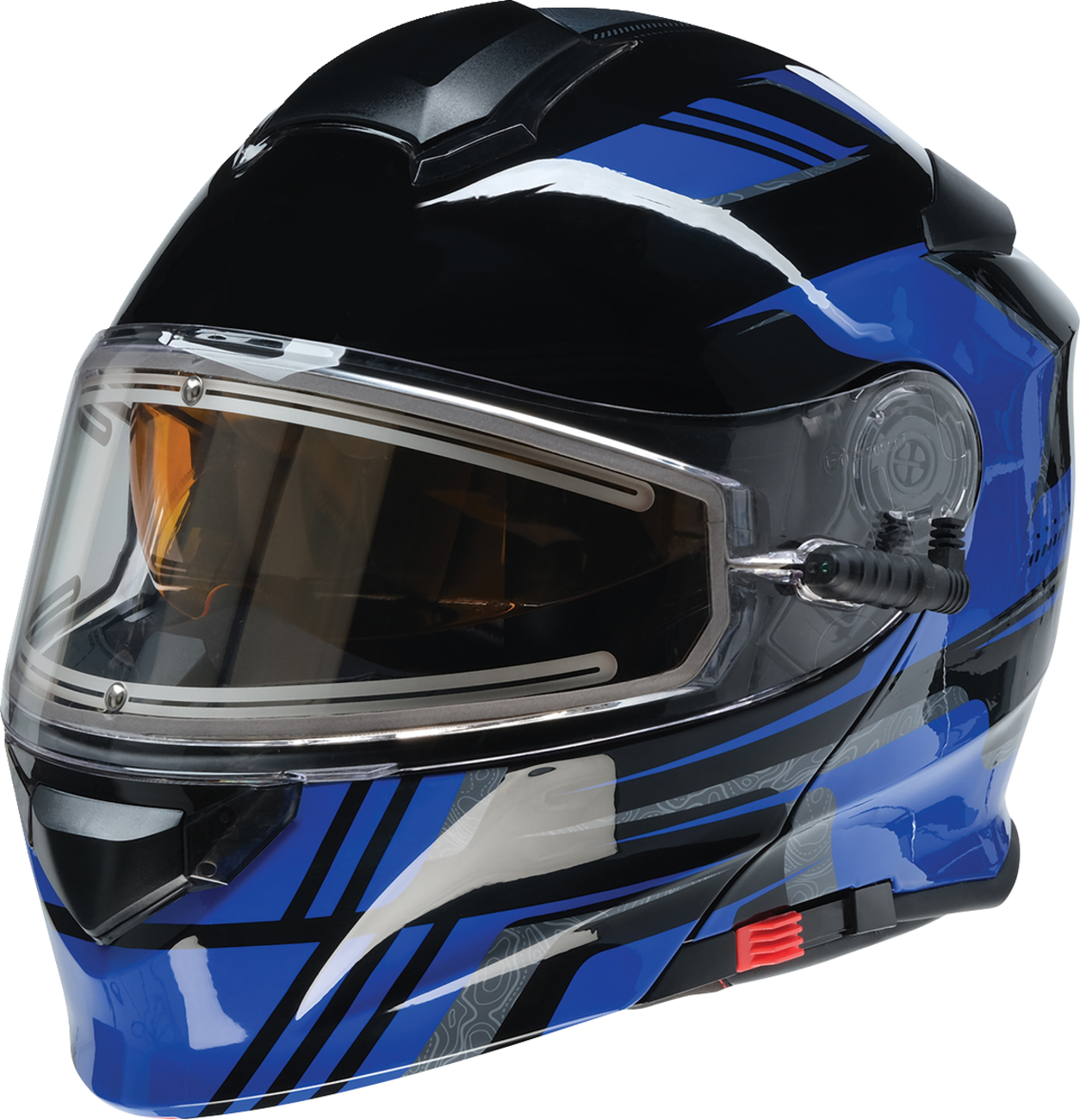 Z1R, Z1R Solaris 2.0 Helmet First Tracks Electric Dual Pane with Amber Sun Visor - XS by Z1R Part 0120-0831