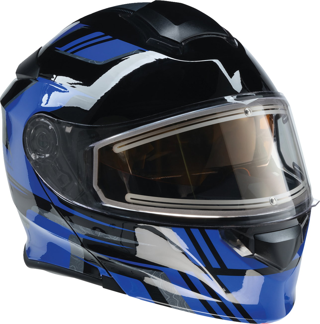 Z1R, Z1R Solaris 2.0 Helmet First Tracks Electric Dual Pane with Amber Sun Visor - XS by Z1R Part 0120-0831
