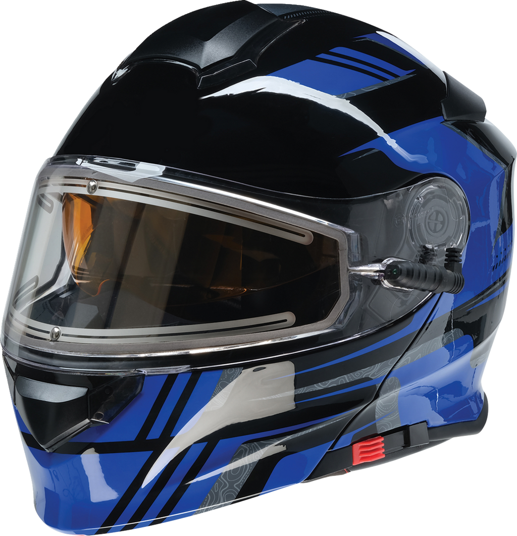 Z1R, Z1R Solaris 2.0 Helmet First Tracks Electric Dual Pane Shield Black/Blue Small 0120-0832