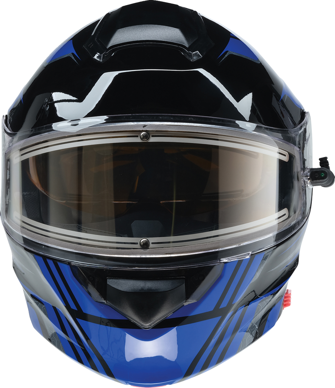 Z1R, Z1R Solaris 2.0 Helmet - First Tracks Electric Dual Pane Shield - Black/Blue XL (Part Number 0120-0835)