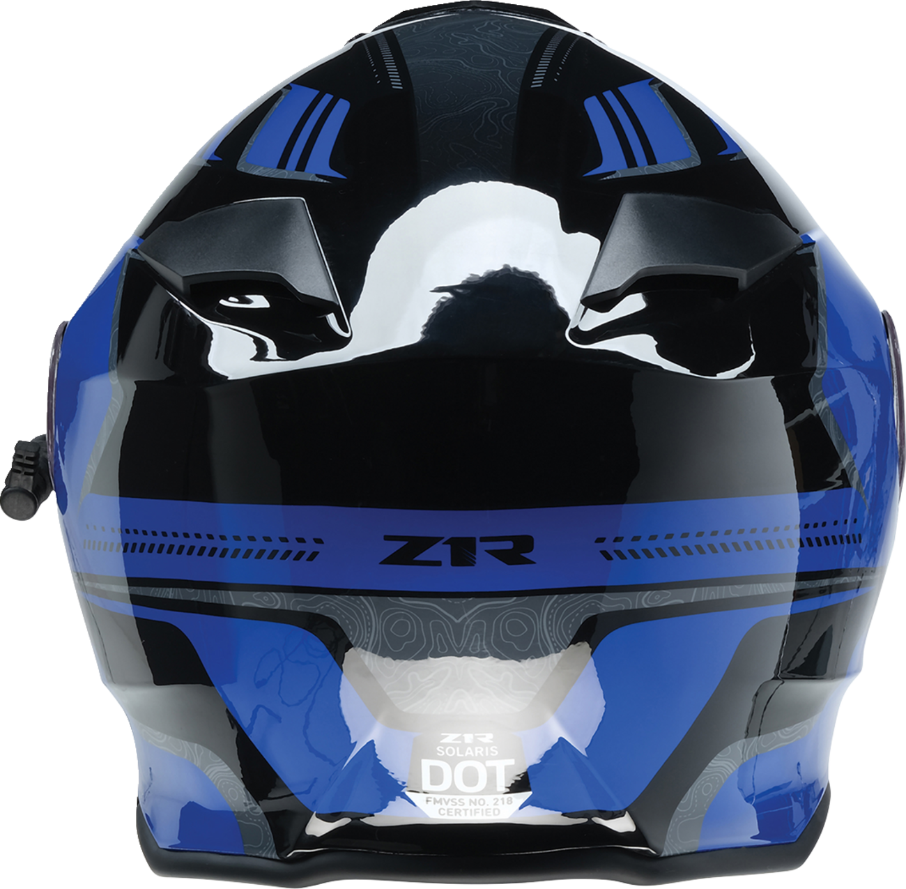 Z1R, Z1R Solaris 2.0 Helmet First Tracks Electric Dual Pane Shield Black/Blue Small 0120-0832