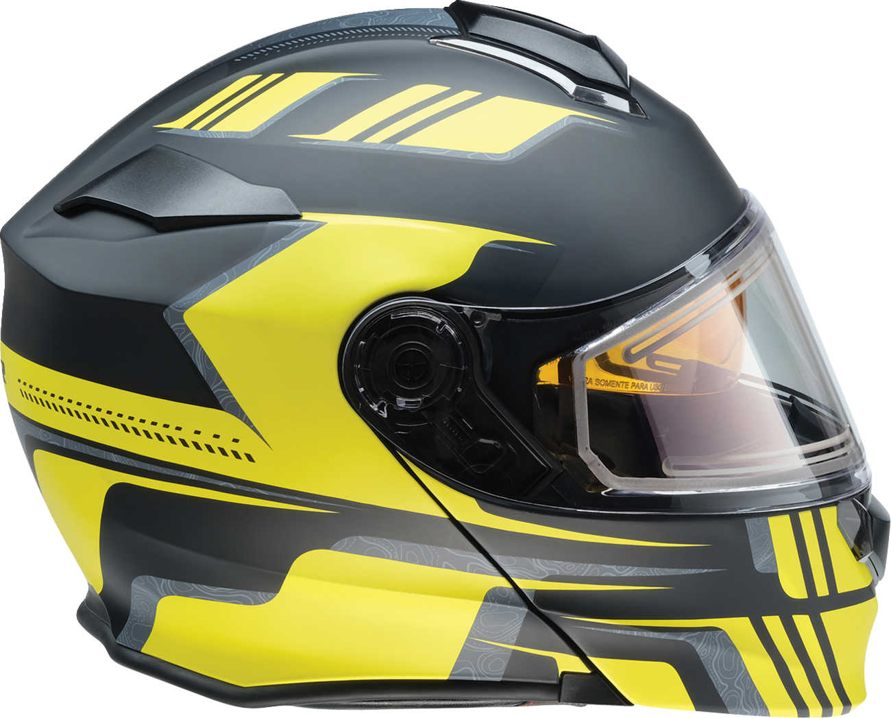 Z1R, Z1R Solaris 2.0 Helmet First Tracks Electric Dual Pane with Sun Visor – Black/Hi-Viz, XS (Part No. 0120-0837)