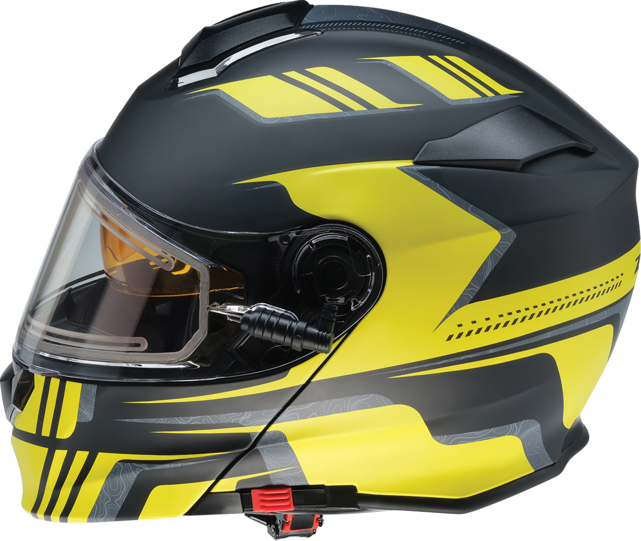 Z1R, Z1R Solaris 2.0 Helmet - First Tracks Electric Dual Pane Shield - Black/Hi-Viz, Medium (Part #0120-0839)