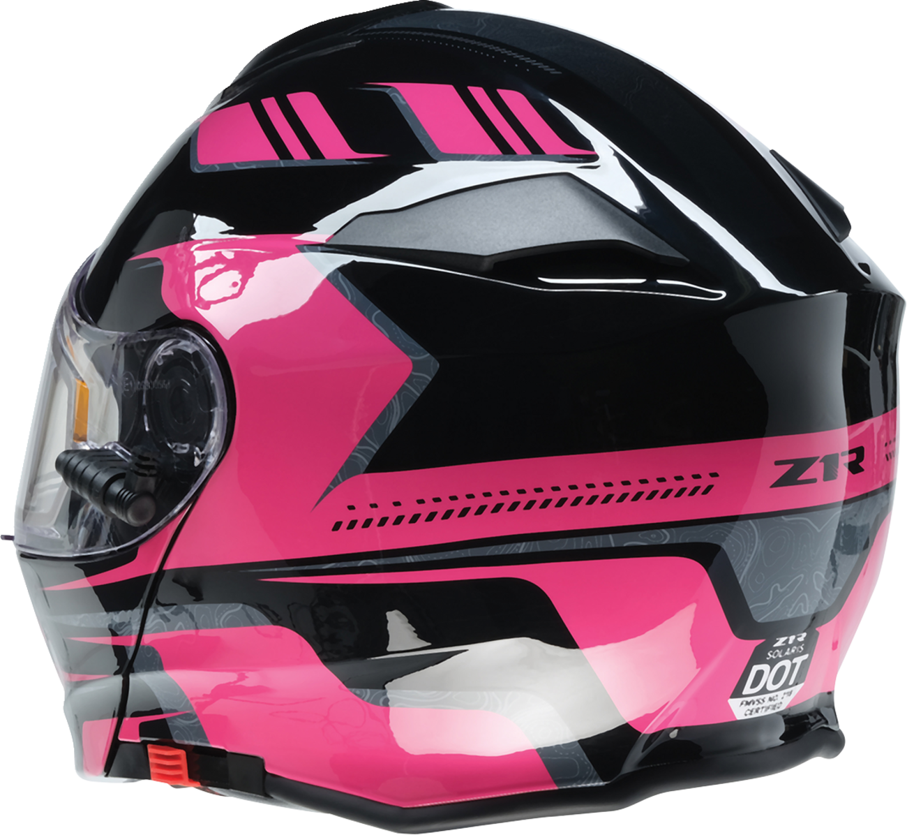 Z1R, Z1R Solaris 2.0 Helmet First Tracks Electric Dual Pane Shield Black/Pink 2XL - Part 0120-0848