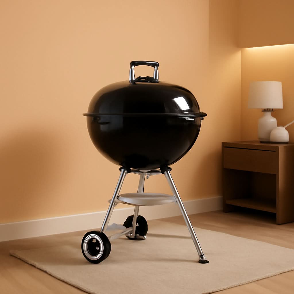 Weber Original Kettle 22 Inch Charcoal Grill With Classic Dome Design
