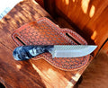 Farrier Rasp Knife – 8.25" Full Tang Blade with Epoxy Resin Handle & Western Sheath