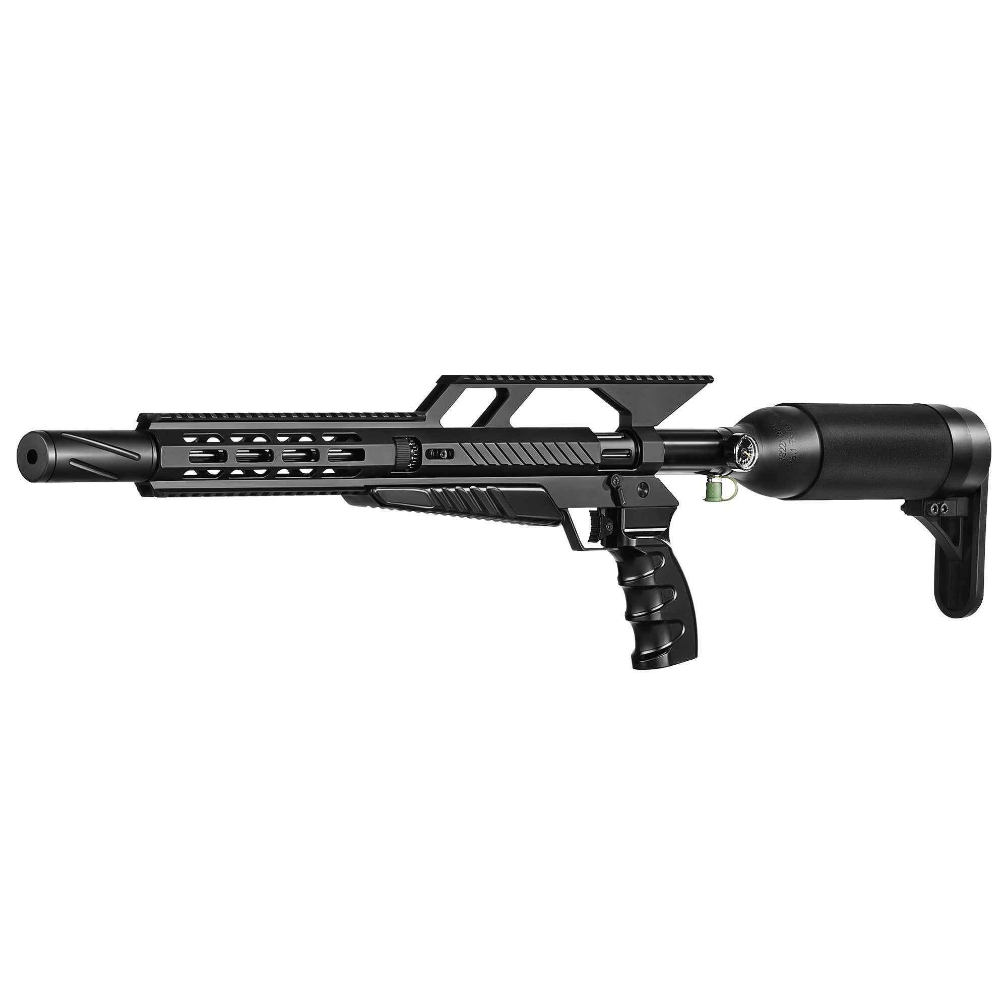 Pinty Nightfall MKII - 22 Cal Regulated PCP Pellet Gun Air Rifle with 850 fps Velocity & Picatinny Rail