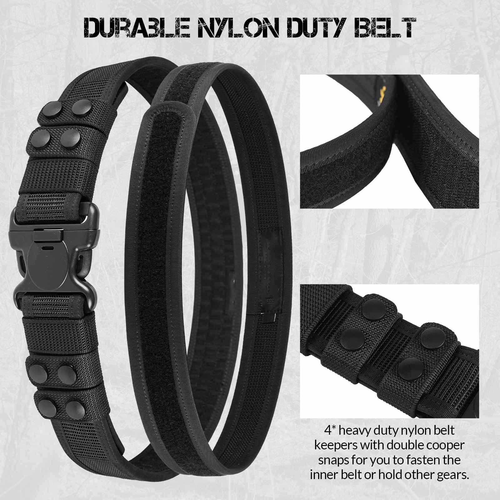 Duty Belt Police Belts for Ultimate Comfort and Durability