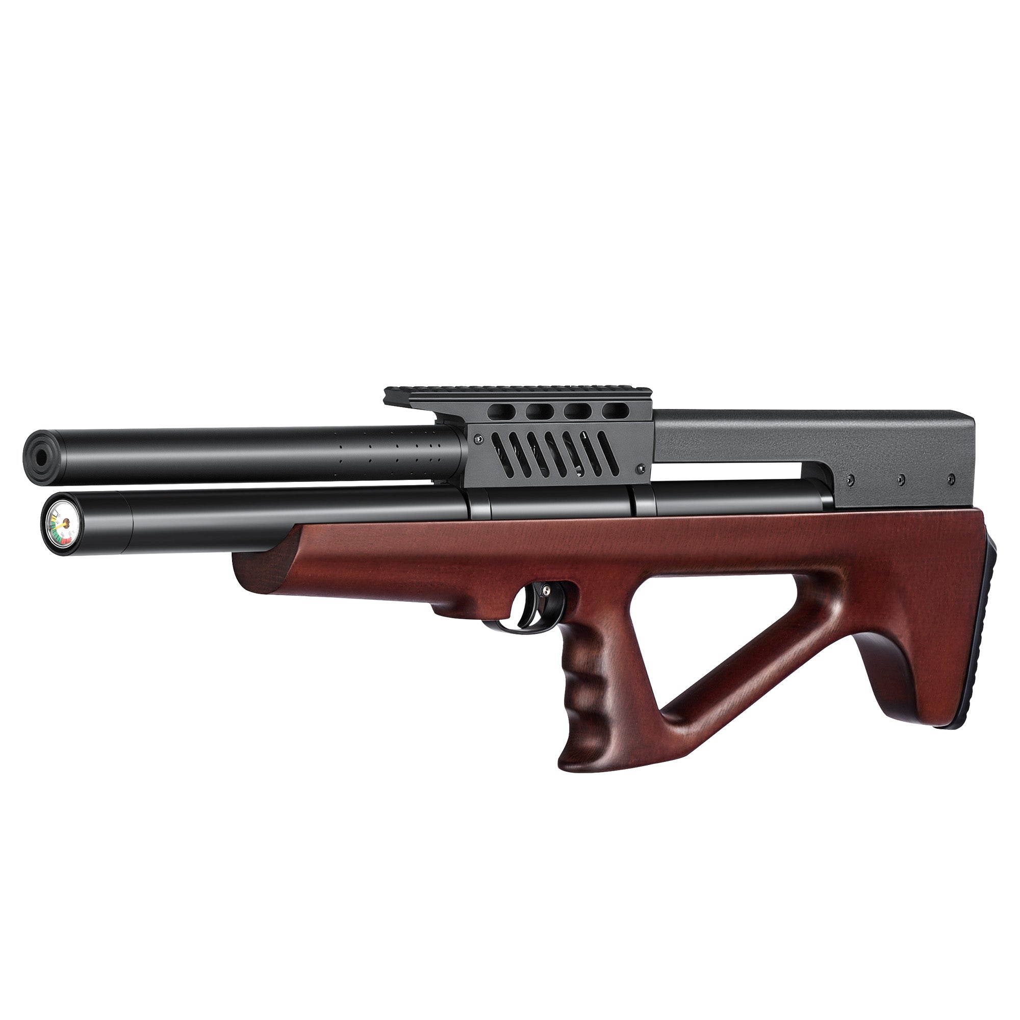 Pinty Thumper - 9 Pellet .22Cal Bullpup PCP Air Gun High Power for Small Game Hunting Shooting
