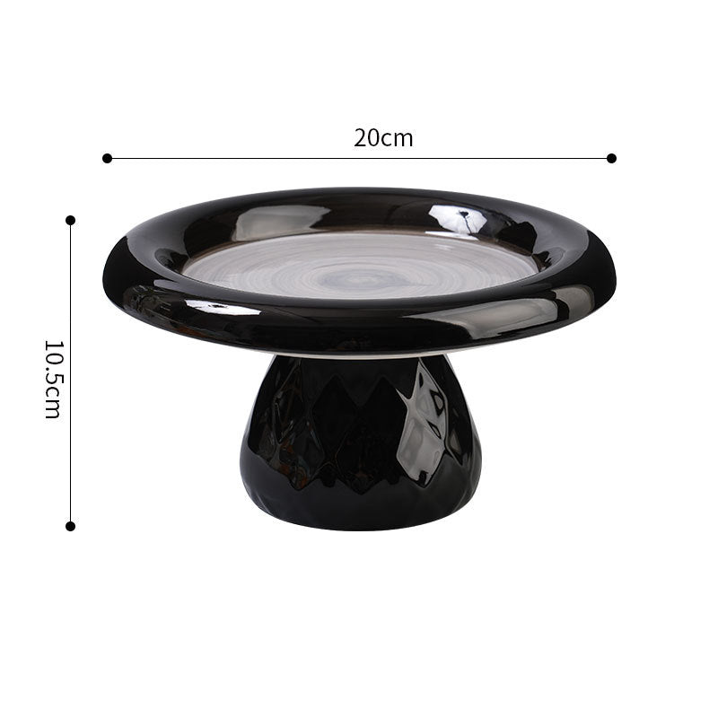 Ceramic Large-diameter Cat Bowl With Neck Protection, Not Easy To Tip Over, Cute Dog Bowl, Cat Canned Food Bowl, Snack Plate, Pet Bowl
