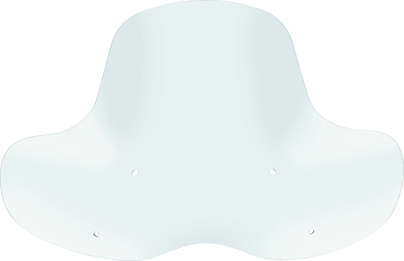 QuadBoss, QuadBoss Part 568204 Quick-Release Windshield for Honda TRX400EX and Can-Am Renegade Models