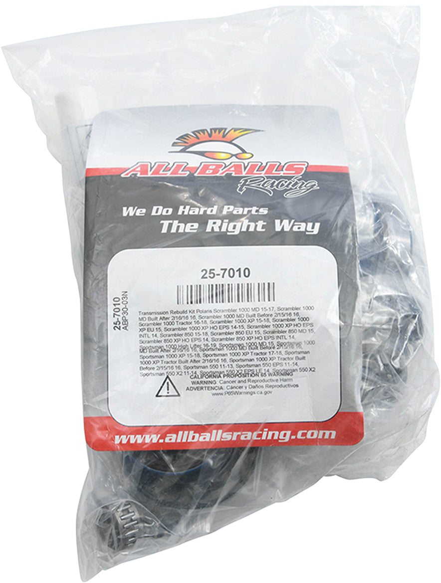 ALL BALLS, All Balls Transmission Bearing and Seal Kit Part #25-7010 for Optimal Gearbox Performance