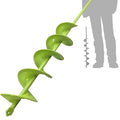 TCBWFY 3x24 Inch Auger Drill Bit for Planting,Easy Planter Garden Auger for Bulbs, Bedding Plants & Post Holes - Compatible with 3/8" Hex Drive
