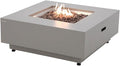 Ashton 36” Propane Fire Pit Smokeless Firepit Outdoor Gas Fire Pit for Outside Patio Firepit Table Includes Rain Cover Converter Kit Lava Rocks Lid CSA Certified
