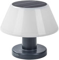 Solar Table Lamp Rechargeable Cordless - 4 Modes USB/Solar Charging Indoor Outdoor, IP54 Waterproof, 4000K Neutral White Light for Living Room/Garden/Study/Patio