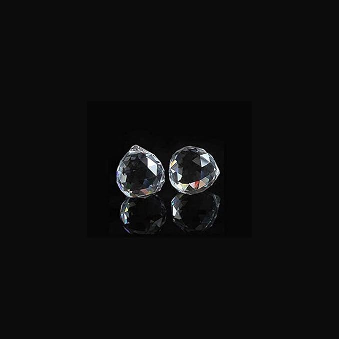 12 Pcs Crystal Ball Prism Suncatcher Rainbow Pendants Maker, 30mm Clear Glass Crystal Ball Prism,Hanging Crystals Prisms for Windows,for Feng Shui,for Home,Office,Garden Decoration