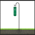 Ottsuls Shepherds Hooks for Outdoor - 60" Heavy Duty Bird Feeder Pole with 5 Prong Base, Adjustable Stand Hanger for Garden Plant, Hummingbird Feeder, Lantern Lights - Haning Wedding Decor (1 Pack)