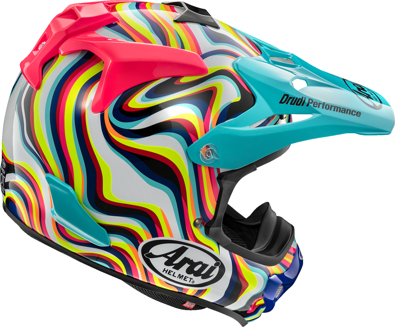 ARAI HELMETS, Arai Helmets VX-Pro4 Stream Pink Helmet - Large by Arai Helmets Part 0110-8883