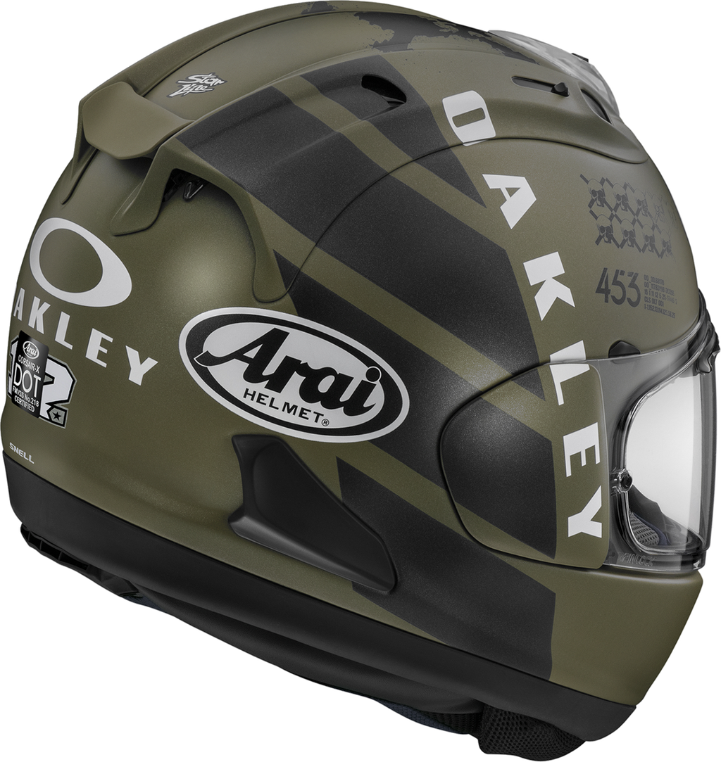 ARAI HELMETS, ARAI Helmets Corsair-X MVK Oakley 2XL with VAS Shield Mechanism and Advanced Ventilation