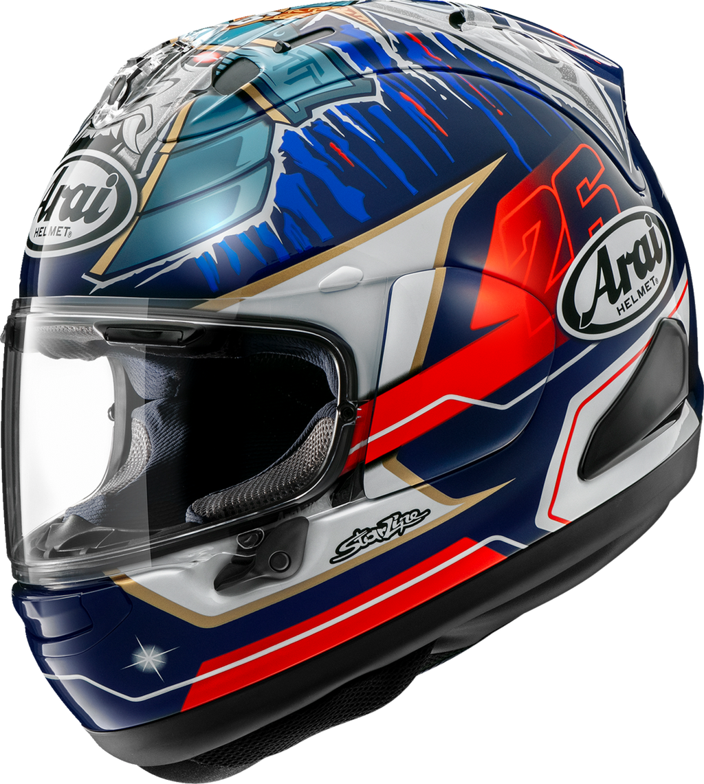 ARAI HELMETS, ARAI HELMETS Corsair-X Dani Samurai-3 Motorcycle Helmet – Medium (Part No. 0101-17689)