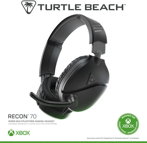 Tb Xbx Recon 70 Gaming Headset 2024 - Black - Tb Xbx Recon 70 Gaming Headset 2024 - Black - Game Accessories